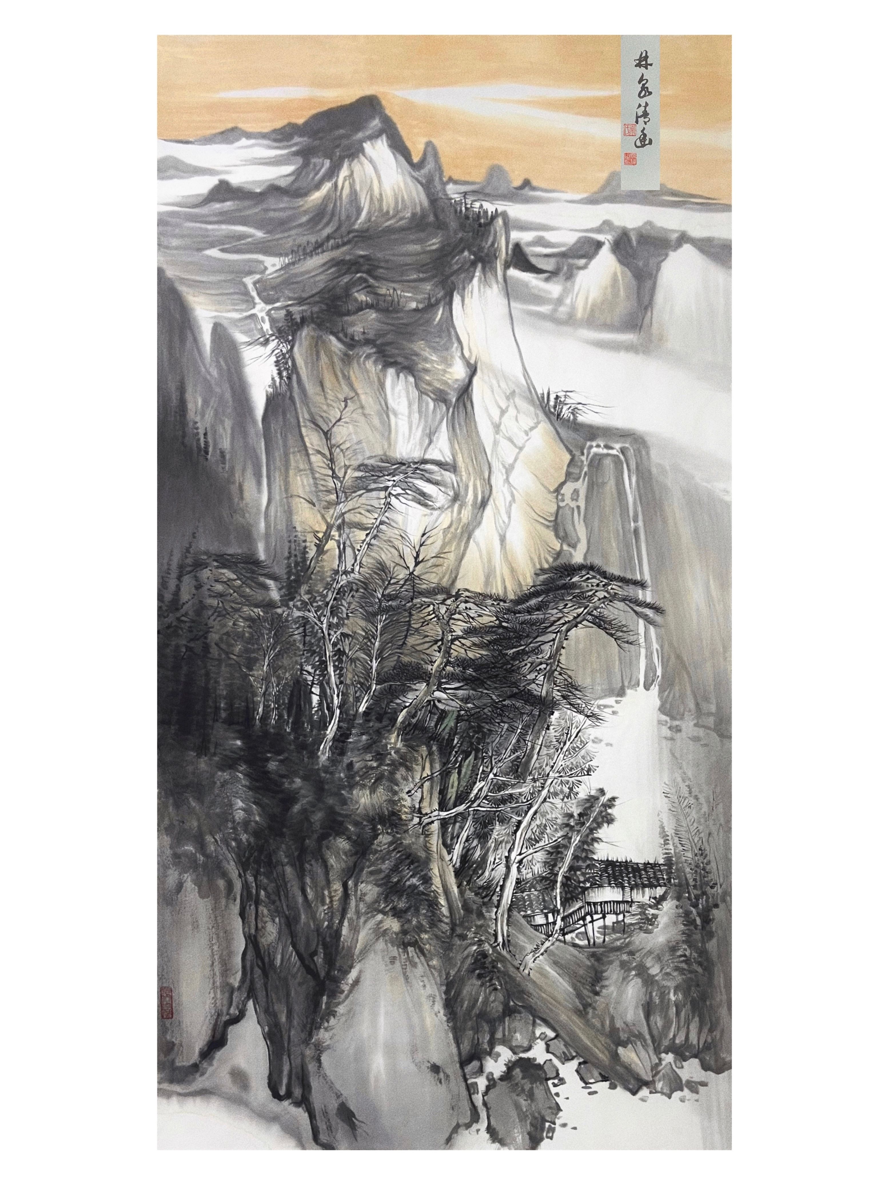 《《林泉清幽（栖心）》》，常澳伟作品