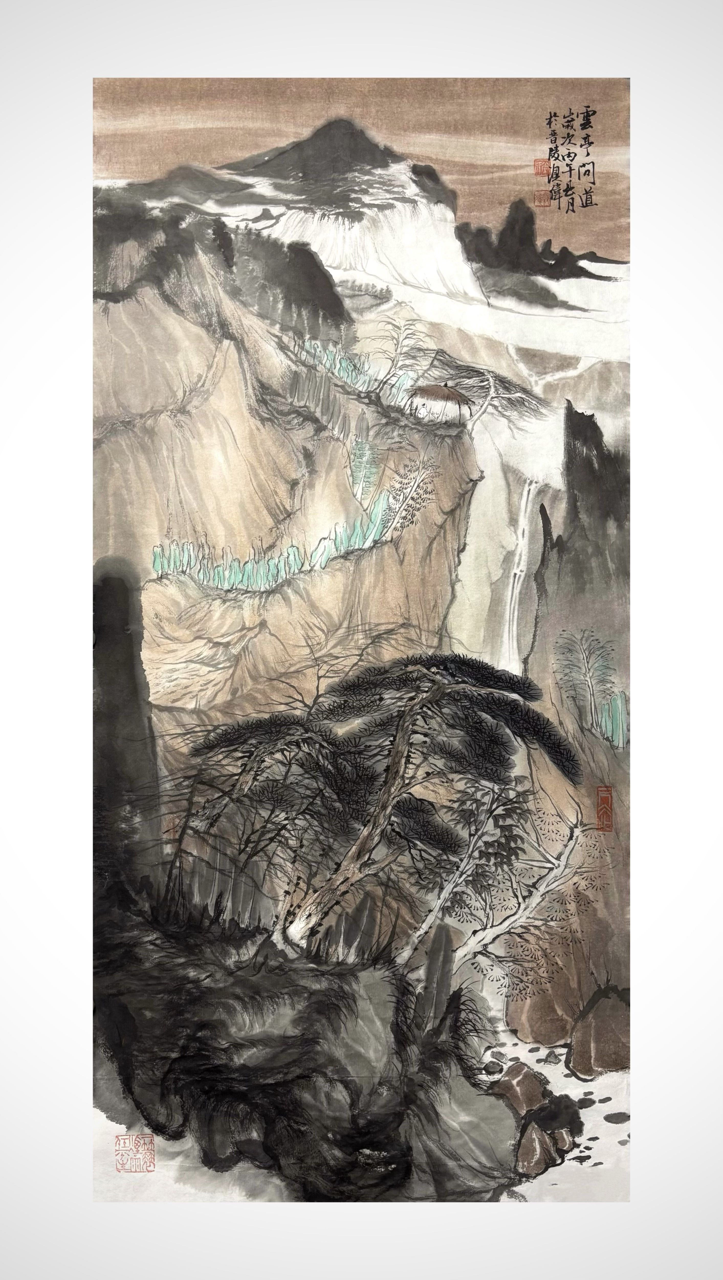 《《云亭问道（无相）》》，常澳伟作品
