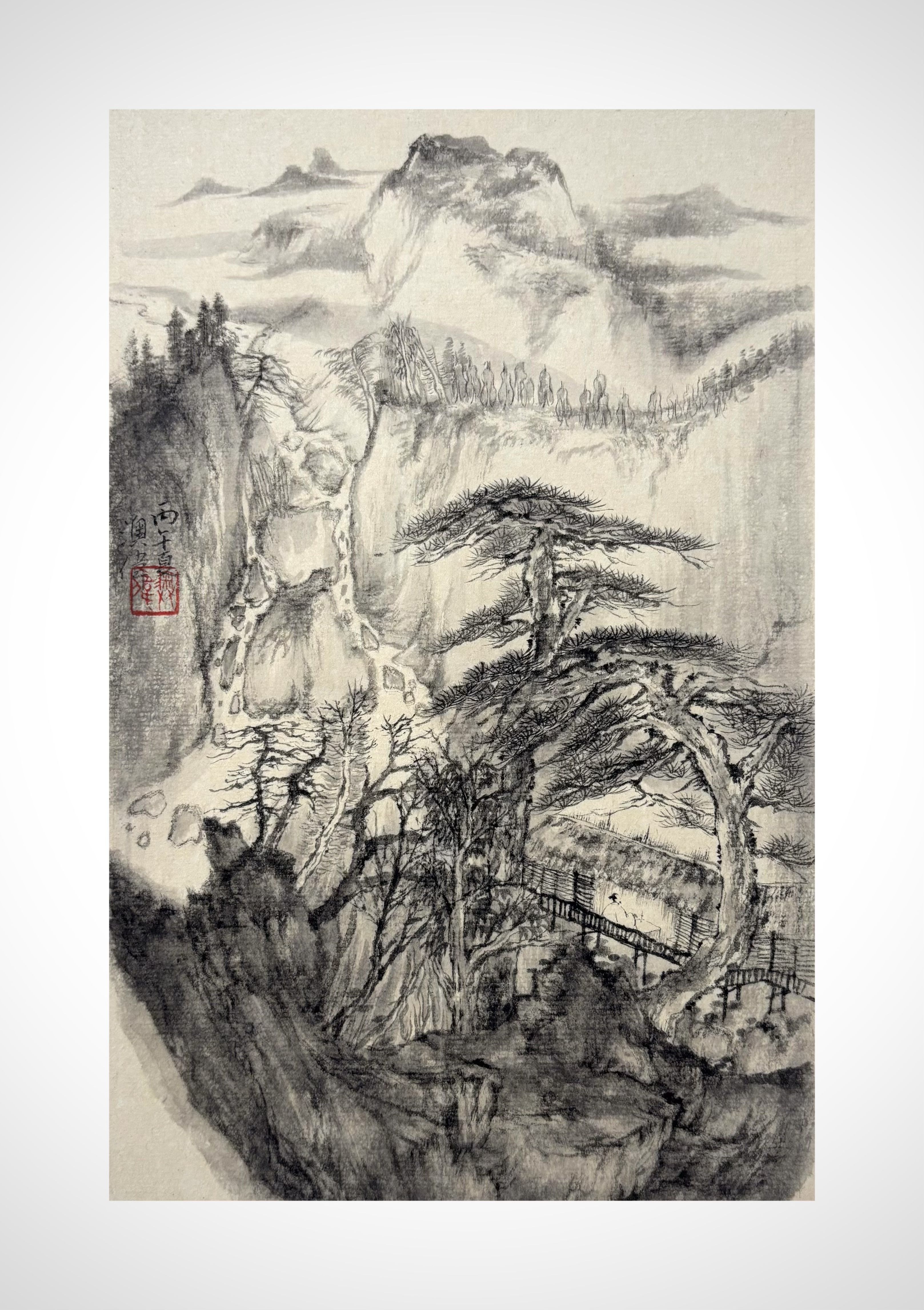 《《坐忘（观我）》》，常澳伟作品