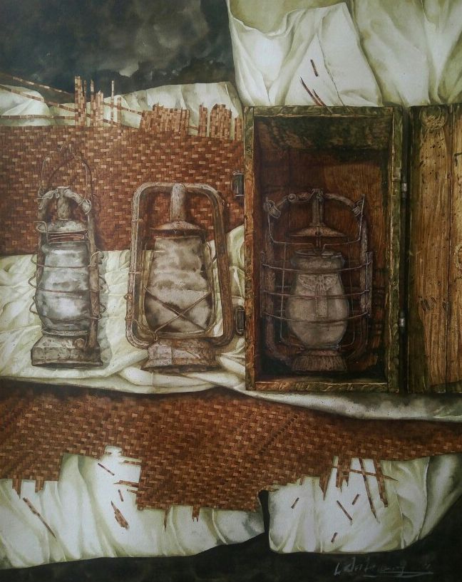 《《尘封的记忆系列组画》》，许航作品