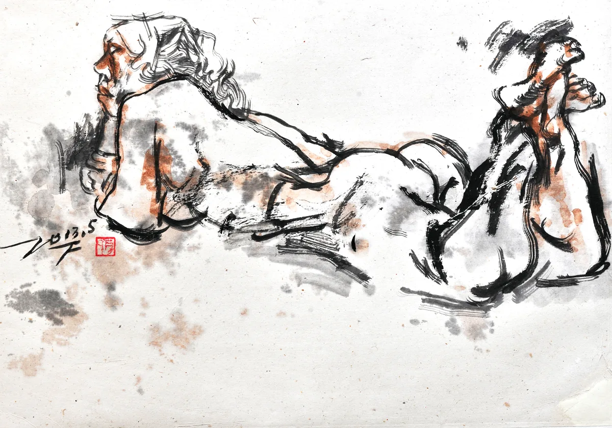 女人体，房俊焘作品
