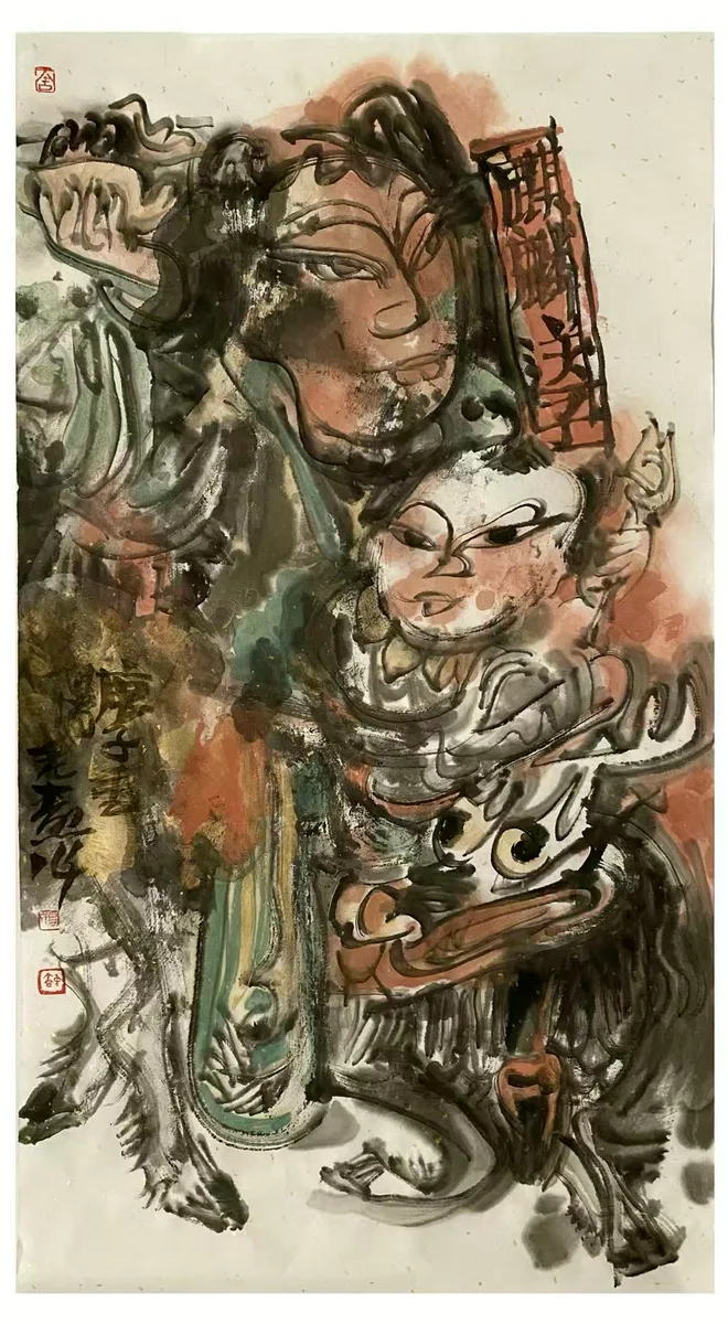 麒麟送子，房俊焘作品