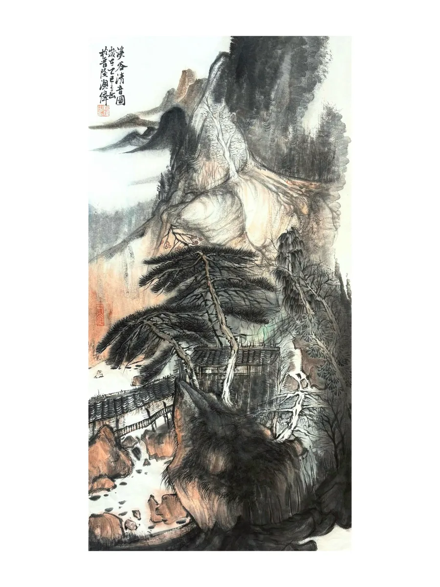 《栖谷清音（栖谷）》，常澳伟作品