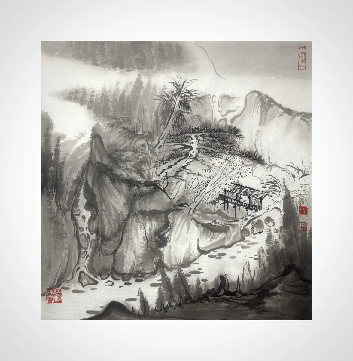 《入耳（山房）》，常澳伟作品
