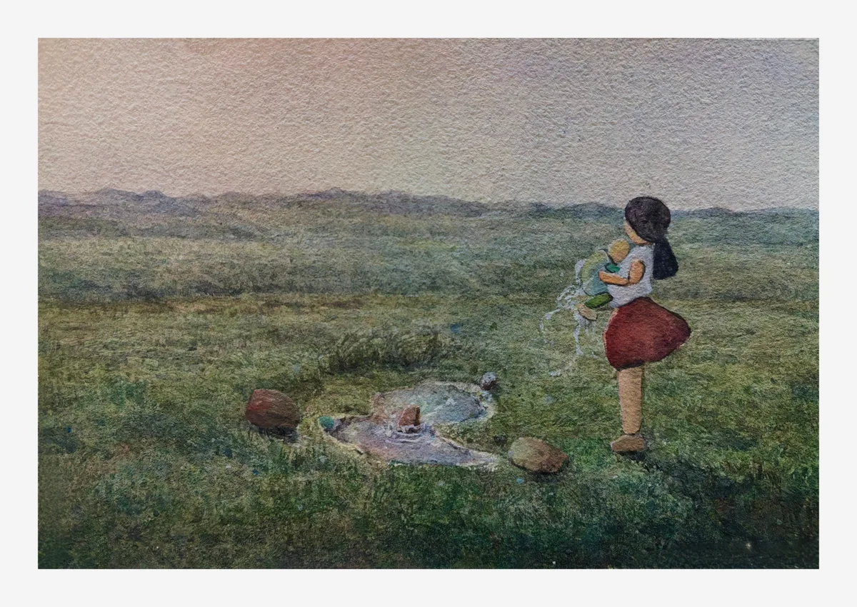 《诞生地》，林富一作品